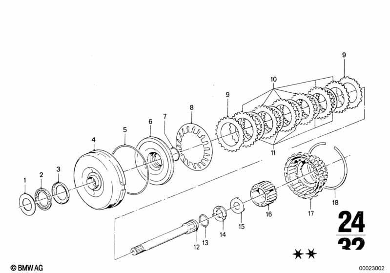 ZF 3HP22 Приводная муфта A