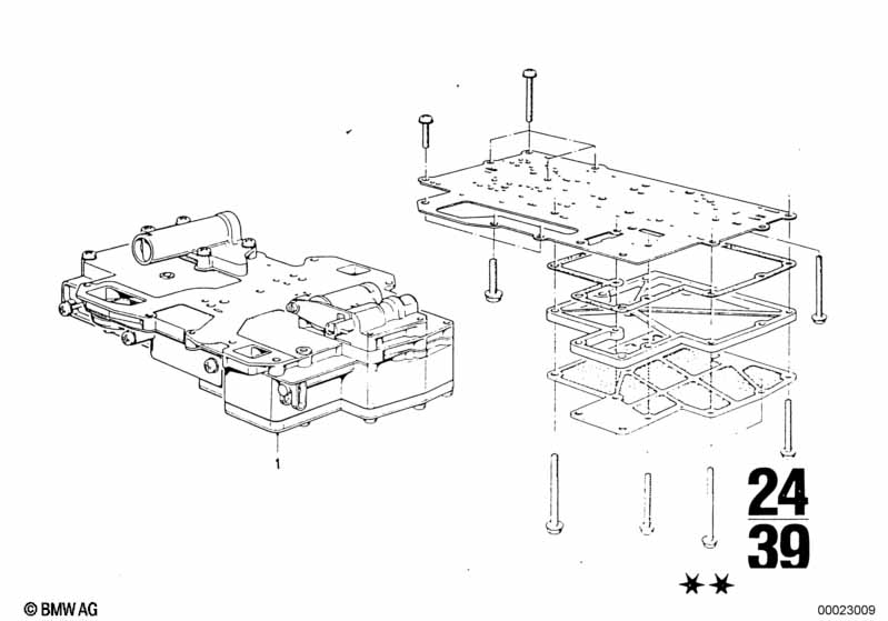 ZF 3HP22 Гидравлический блок управления
