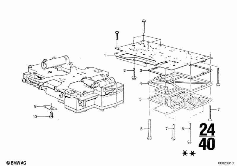ZF 3HP22 Гидравлический блок управления