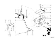 BW 65 Механизм ПП/блокировка на стоянке