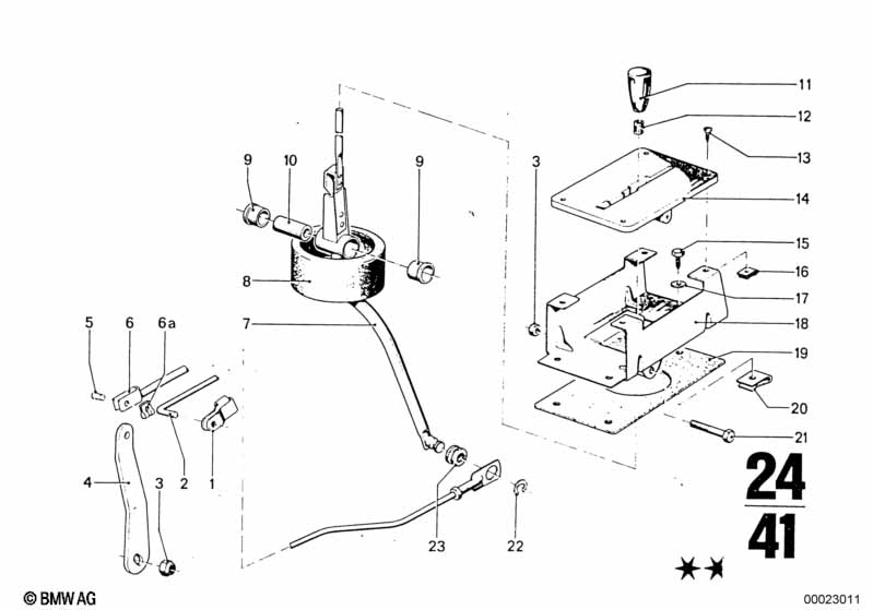 BW 65 Механизм ПП/блокировка на стоянке