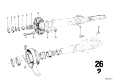 Эласт.муфта/промеж.опора карданного вала
