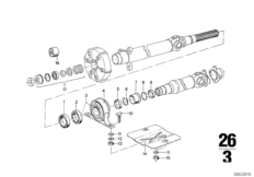 Эласт.муфта/промеж.опора карданного вала
