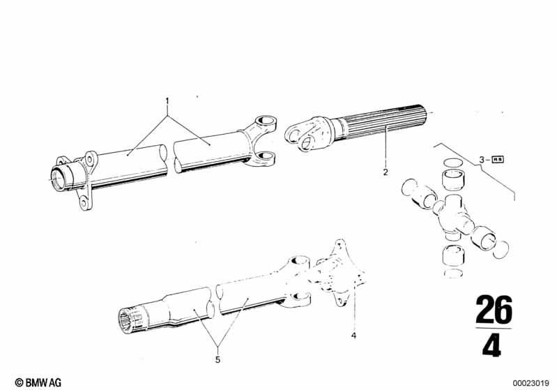 Детали карданного вала Пд