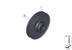 Демпфер крут.колебаний ременного прив.