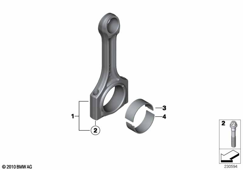 Шатун кривошипно-шатунного механизма