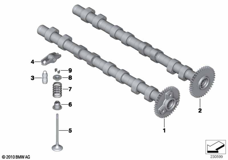 Распредвал механизма газораспределения