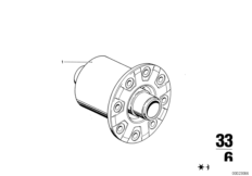 Редуктор заднего моста с блокировкой