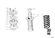 Пружины амортизатора задней подвески
