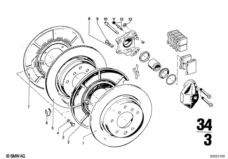 Тормозной механизм заднего колеса