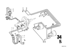 Трубопровод тормозного привода Пд