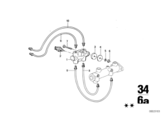 Трубопровод тормозного привода Пд