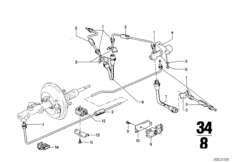 Трубопровод тормозного привода Зд