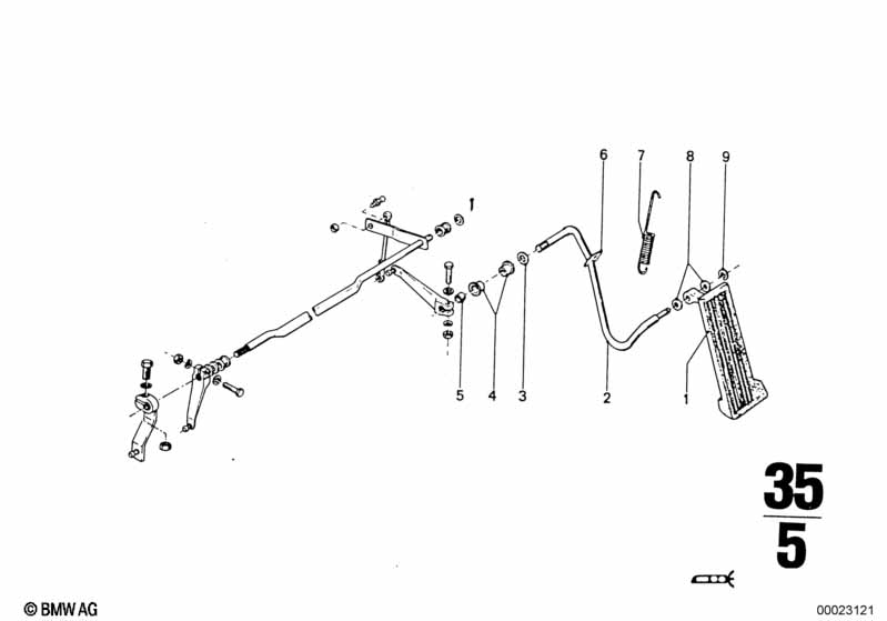 Привод педали акселератора