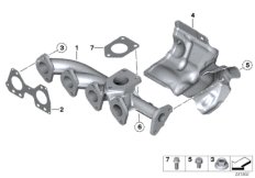 Выпускной коллектор-рециркуляция ОГ