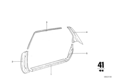 Боковой каркас-лонжерон/стойки