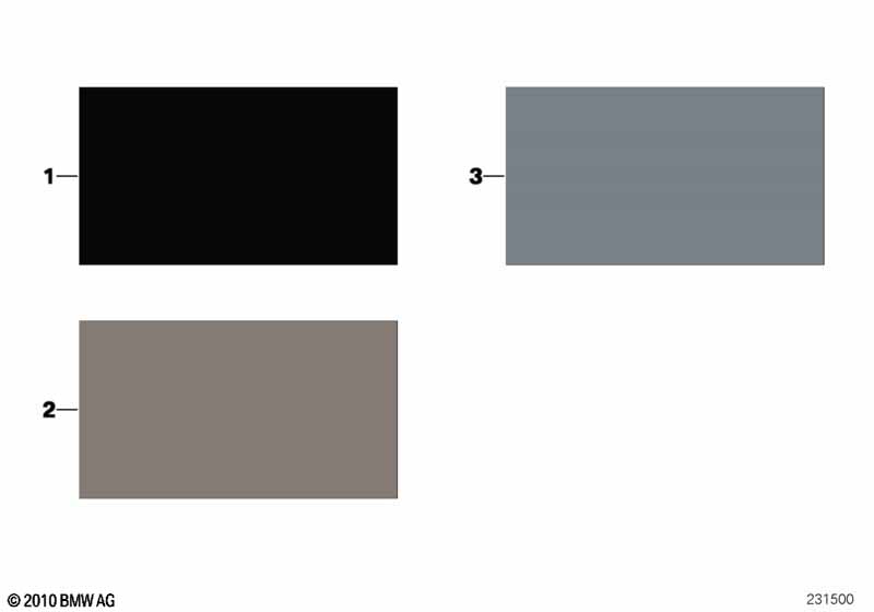 Стр.с образцами, цвета отделки салона