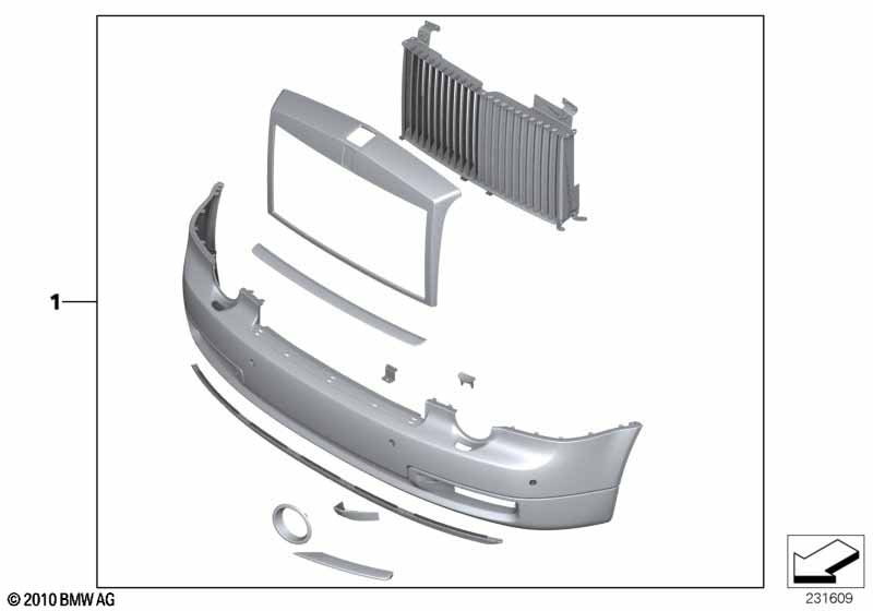 К-т дооснащения, передок кузова