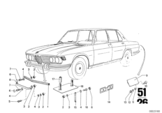 Крепление номерного знака