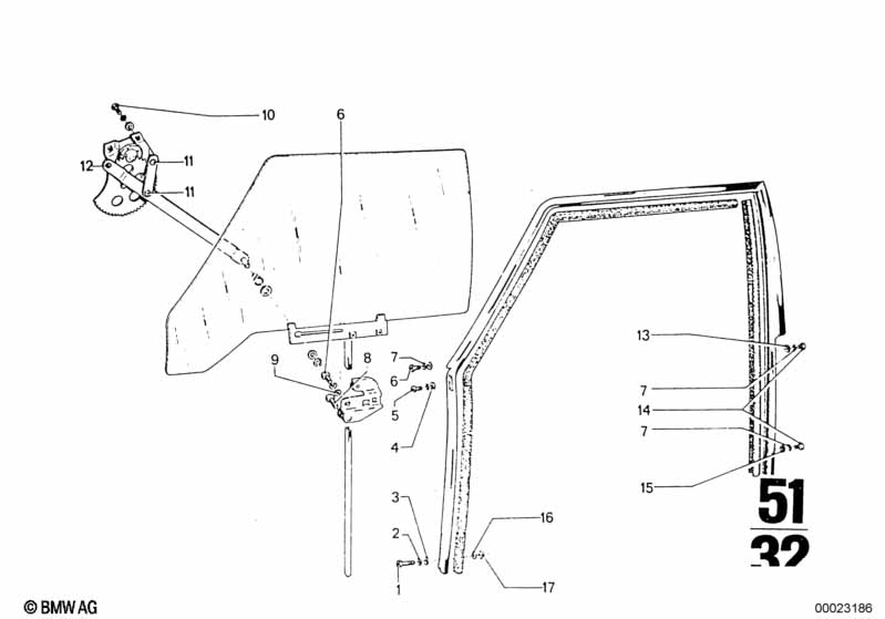Стекло двери