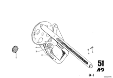Механизм перемещения стекла двери Зд