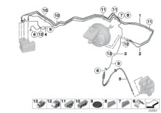 Трубопровод тормозного привода Пд