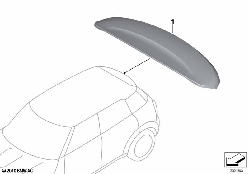 Дооснащение задним спойлером