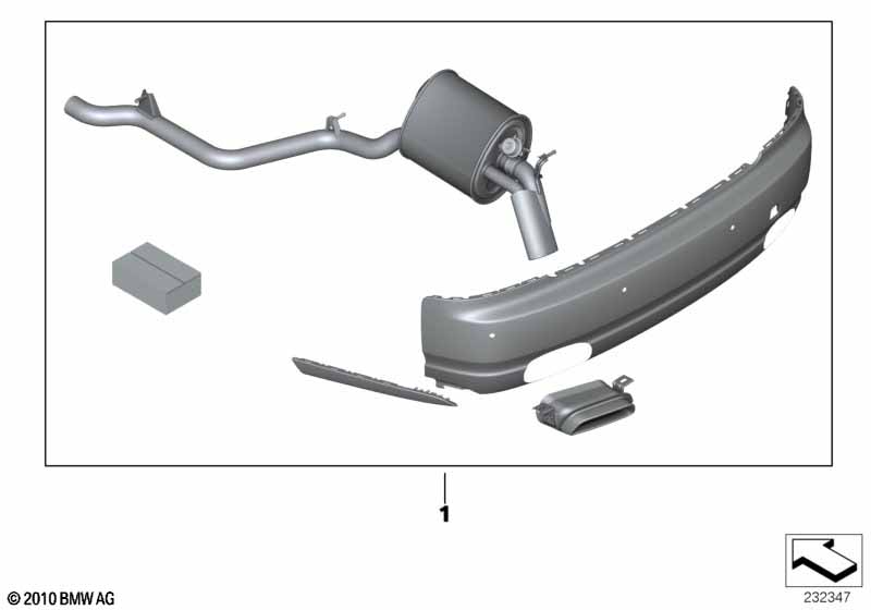 К-т модернизации, выхлопная труба