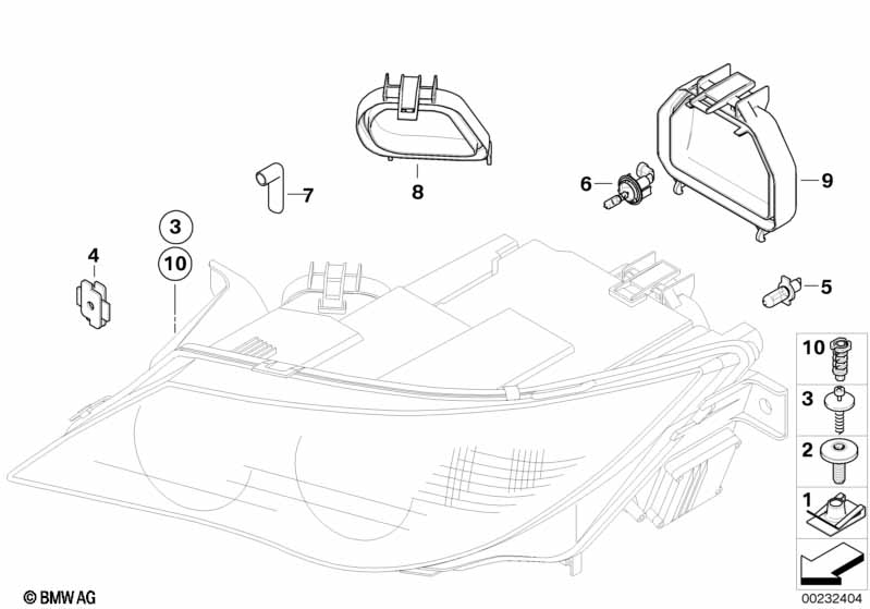 Детали ксеноновой фары