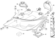 Детали ксеноновой фары