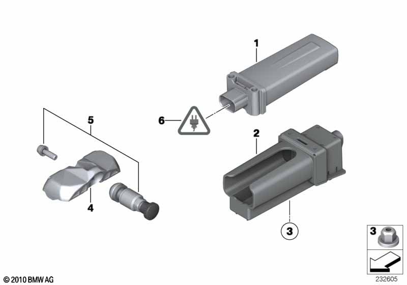 ЭБУ сист.контроля давления в шинах (RDC)