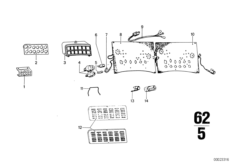 Детали комбинации приборов
