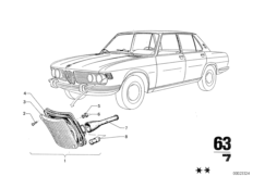 Фонарь указателя поворота Пд