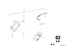 Лампа освещения подкапотного простр.