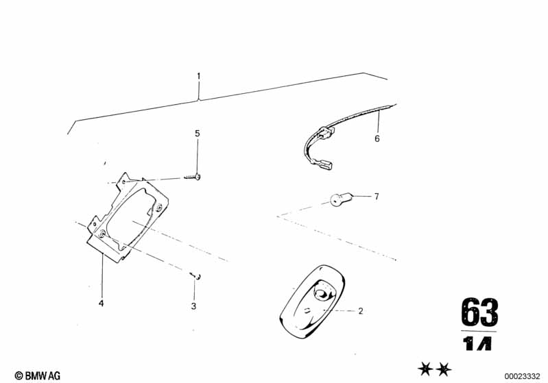 Лампа освещения подкапотного простр.