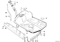 Топливный бак металлический