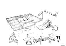 Бортовой инструмент/ домкрат