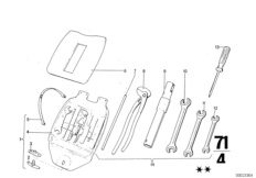 Бортовой инструмент/ домкрат