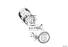 Тормозной механизм заднего колеса