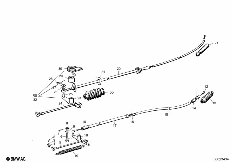 Привод педали акселератора/рычаги и тяги
