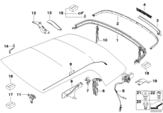 Складной верх дополнительные элементы