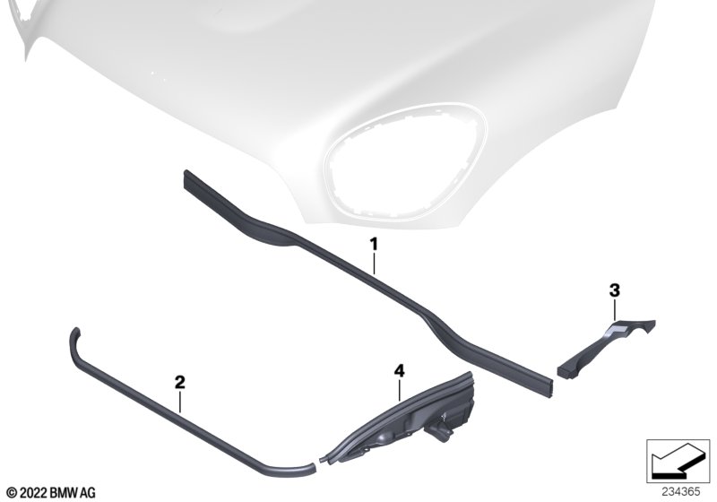 Уплотнители капота