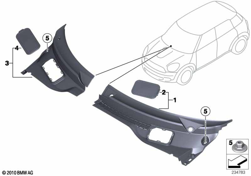 Обшивка обтекателя Наруж