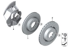 Диск тормозного механизма перед.колеса