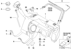 Топливный бак пластмассовый