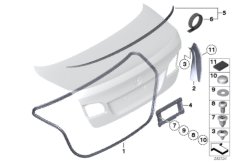 Дополнительные элементы багажной двери