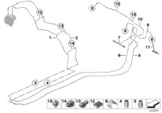 Трубопровод тормозного привода Зд