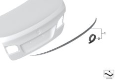 задний спойлер M