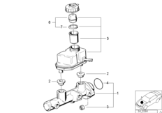 Главный тормозной цилиндр/бачок