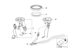 Топливный насос/датчик уровня наполнения